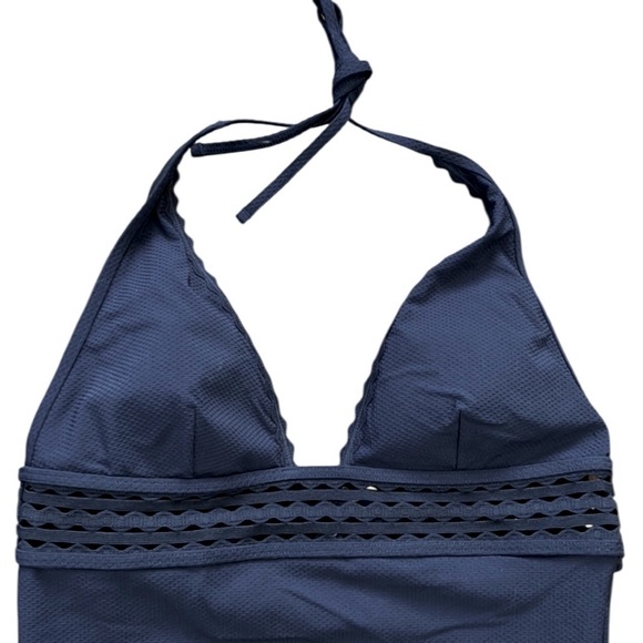 J. Crew Pique Halter One Piece - Picture 5 of 14